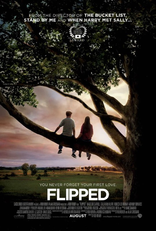 名称：怦然心动 Flipped (2010)描述：布莱斯（卡兰•麦克奥利菲 Callan McAuliffe 饰）全家搬到小镇，邻家女孩朱丽（玛德琳•卡罗尔 Madeline Carroll 饰）前来帮忙