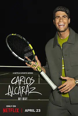 🎬 卡洛斯·阿尔卡拉斯：我的网球之道 / Carlos Alcaraz: A mi manera (2025) 📝 描述：西班牙网球新星阿尔卡拉斯的传记纪录片，揭秘其训练日常与大满贯夺冠背后的故事