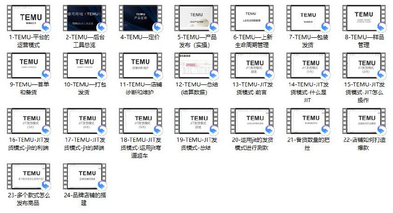 名称：跨境电商（跨境多多、海外版多多TEMU）实操课程描述：跨境电商（跨境多多、海外版多多TEMU）实操教学，从发布商品到售卖发货全流程操作，需要的同学可以看下！链接：