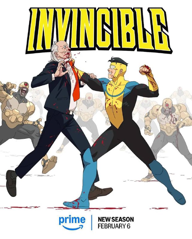 名称：无敌少侠 第三季  Invincible Season 3(2025)[更至7／8集][内嵌中英]描述：当马克被迫面对自己的过去和未来时，一切都发生了变化，同时他发现还需要走多远才能保护他所爱的人