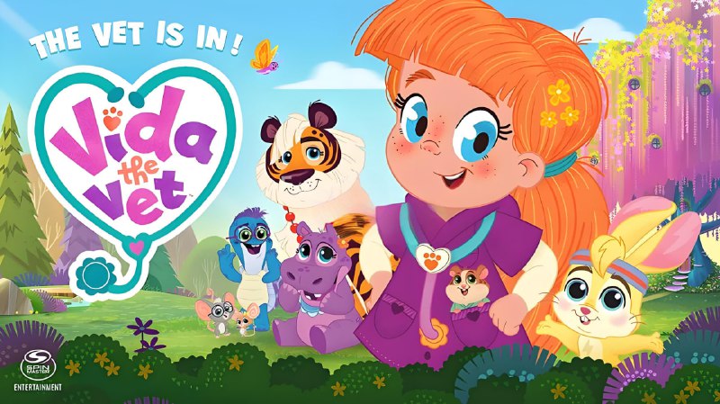 名称：BBC英语启蒙动画《小兽医维达 Vida the Vet》描述：《小兽医维达 Vida the Vet》是一部温暖感人的动画系列，讲述了小兽医维达的成长故事