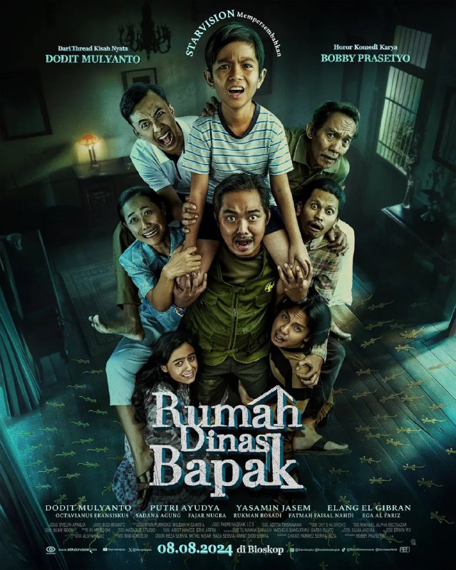 名称：父亲的房子 Rumah Dinas Bapak (2024)描述：一个神秘的人物出没在多迪特和他的家里