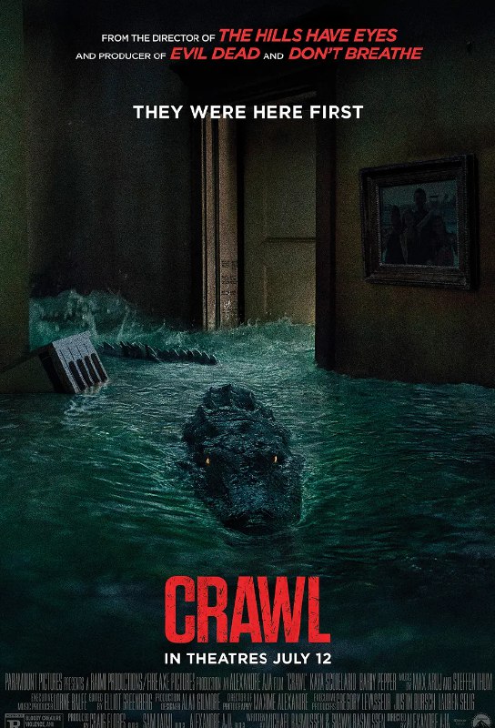 名称：巨鳄风暴 Crawl (2019) 2160P 内嵌中字描述：故事发生在位于美国佛罗里达州的一座小镇内，一场猛烈的飓风在居民们措手不及的情况下袭击了该小镇