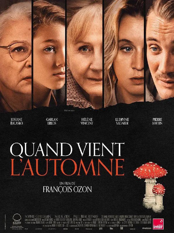 名称：秋日何时来 Quand vient l'automne(2024) [内嵌简中]描述：慈祥的老祖母米歇尔（海伦 · 文森特 Hélène Vincent 饰）在勃艮第乡下安享着平静的晚年生活，她最好的朋友玛丽 - 克劳德（若西安 · 巴拉斯科 Josiane Balasko 饰）也住在附近