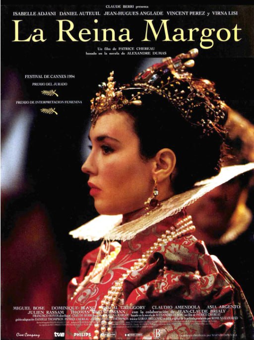 名称：[玛戈王后][1994][中文字幕][1080P][5.6G]描述：以 16 世纪法国天主教与新教的宗教战争为背景，讲述玛戈王后与新教徒亨利的政治联姻，以及她在宫廷阴谋与爱情纠葛中的挣扎，展现宏大历史背景下的人性与命运