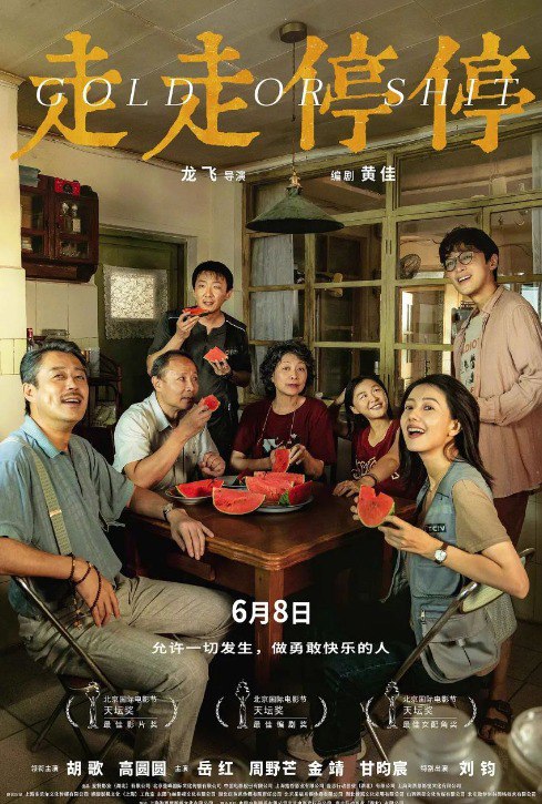 名称：走走停停 (2024)[1080P][胡歌 高圆圆]描述：脆皮青年吴迪（胡歌 饰），工作感情双双失意，沮丧返乡