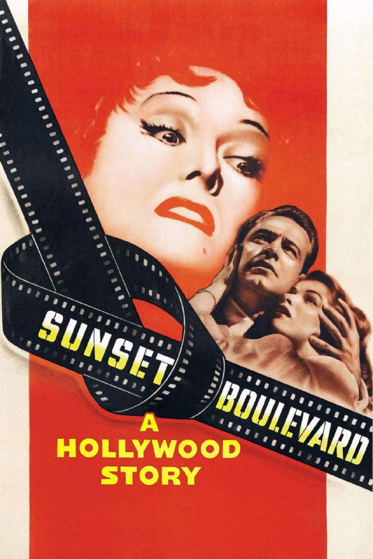 名称：日落大道 Sunset Blvd.‎ (1950)描述：过气演员诺玛（葛洛丽亚·斯旺森 Gloria Swanson 饰）已经将近50岁，曾经的风华绝代正在她居住的荒废豪宅里慢慢凋谢，身边只有好友马克思（埃里克·施特罗海姆Erich von Stroheim）伺奉