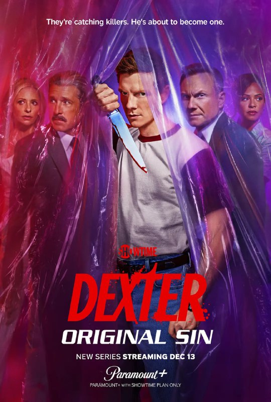 名称：嗜血法医：源罪 Dexter: Original Sin (2024)描述：故事发生在1991年的迈阿密，讲述Dexter从学生成长为连环杀手的故事