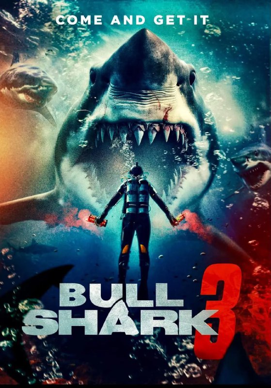 名称：水中血3 Bull Shark 3 (2024)描述：导演: 布雷特·本特曼编剧: 布雷特·本特曼主演: 比利·布莱尔 / Chad Ridgely / Thom Hallum / Tiffany McDonald / Tom Zembrod / 更多...类型: 冒险制片国家/地区: 美国语言: 英语上映日期: 2024(美国)链接：