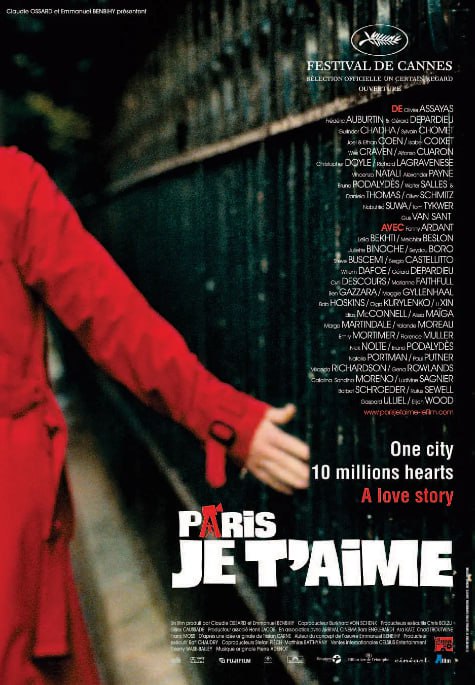 名称：[巴黎，我爱你][2006][简繁英字幕][1080P蓝光][7.1G]描述：由 18 位导演联合执导的短片集，以巴黎 20 个行政区为背景，串联起不同肤色、年龄、性别的人物故事：吸血鬼的孤独邂逅、华人街的忘年之交、演员夫妻的婚姻危机…… 每段短片风格迥异，用碎片化叙事拼贴出巴黎的浪漫、孤独与人间烟火气