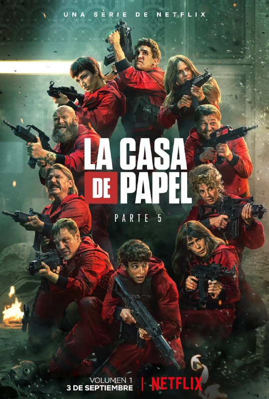 #夸克云盘联合投稿#夸克云盘发布频道资源名称：纸钞屋  La casa de papel 五季全（2017-2021）描述：网飞西班牙神剧《纸钞屋/纸房子》，讲述八名窃贼将自己与人质反锁在西班牙皇家造币厂内，和“代表正义”的一方进行对抗