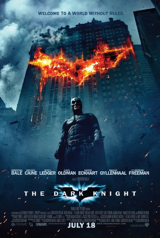 名称：蝙蝠侠：黑暗骑士 The Dark Knight (2008)描述：从亲眼目睹父母被人杀死的阴影中走出来的“蝙蝠侠”，经历了成长之后，已经不再是那个桀骜不的孤单英雄了