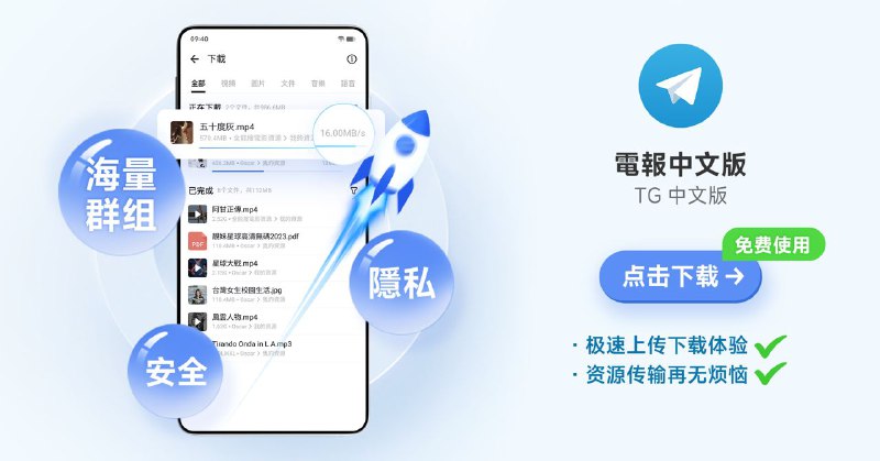 名称：Turrit- Telegram中文版描述：一个更安全更好用的Telegram 第三方中文版客户端Turrit旨在提供更优化的 Telegram 体验