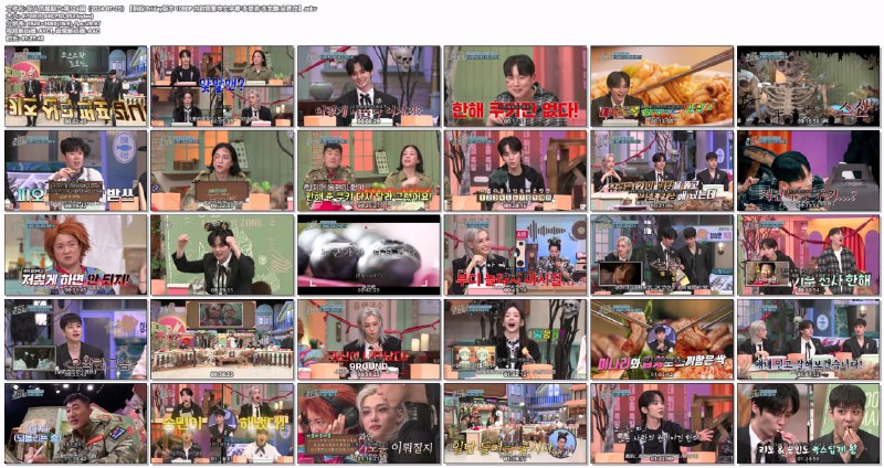 名称：惊人的星期六 第324期（2024-07-20）【韩综 Friday版本 1080P 内封简繁中文字幕 李旻浩/李龙馥/金昇玟】描述：这是一档结合音乐+美食+答题的综艺