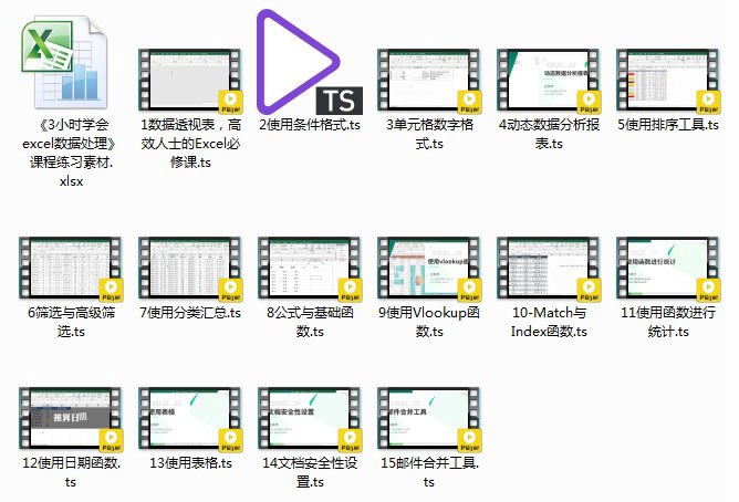 《3小时跟王佩丰学会excel数据处理》高效实用，3小时掌握Excel核心技巧，大幅提升数据处理能力，适合职场新人快速上手