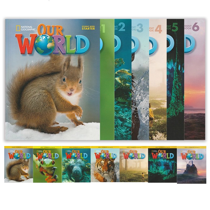 《国家地理Ourworld精讲课1-2册 》带孩子探索自然与文化的奇妙世界，通过精彩图文和互动讲解激发好奇心，培养全球视野与科学思维
