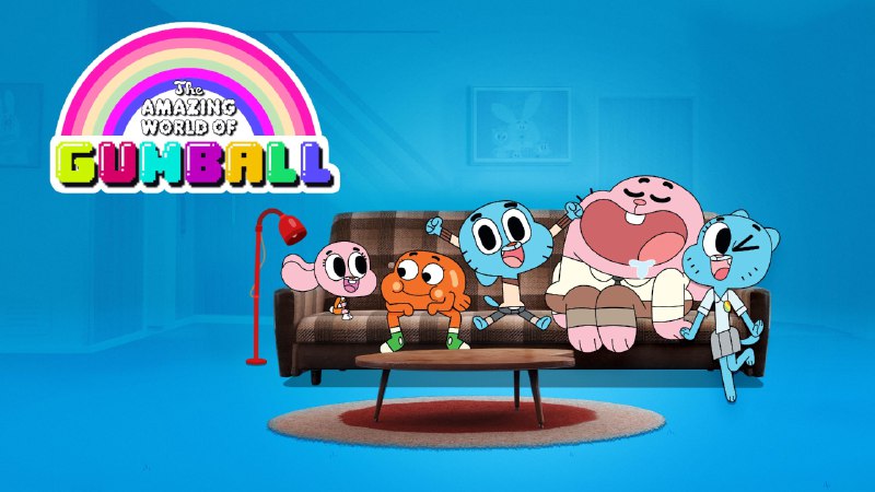 《少儿英语启蒙动画阿甘妙世界TheAmazingWorldofGumball(1-6季+番外)》爆笑冒险中融入英语启蒙，阿甘一家的日常趣事激发孩子学习兴趣，自然接触地道口语表达