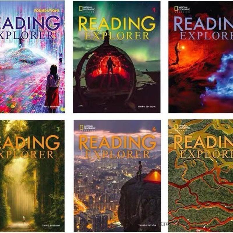《国家地理Reading explorer 1-6全 》精选全球真实故事，提升阅读与思辨能力，配套视频和在线练习助力语言学习