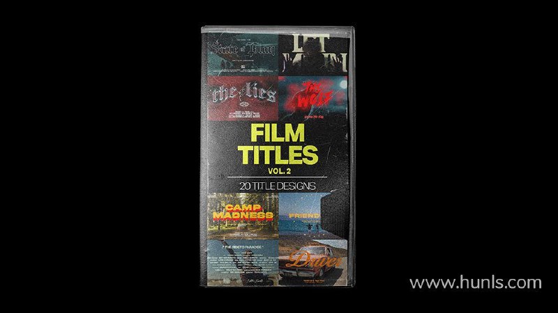 《PeAeFcpPs模板20组创意史诗电影文字标题排版视觉设计Film Titles Vol.3 》20组精心设计的电影标题排版，融合史诗与创意元素，视觉冲击力强，适用于各类影视宣传项目