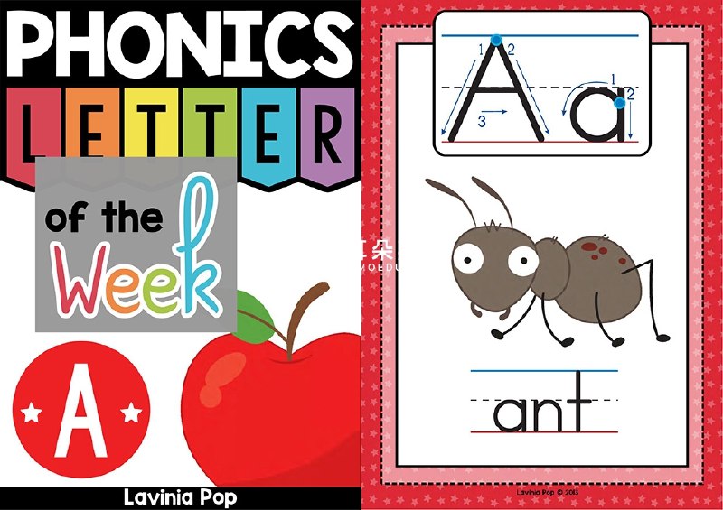 《儿童自然拼读字母书Phonics Letter Of The Week》通过趣味游戏和生动插图，让孩子轻松掌握字母发音规则，培养英语拼读兴趣，打下扎实语音基础