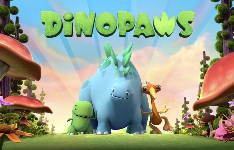 名称：《BBC精品少儿动画小恐龙乐园 Dinopaws》亮点：跟随三只可爱小恐龙的冒险，探索世界充满好奇与欢乐，培养孩子想象力和团队精神