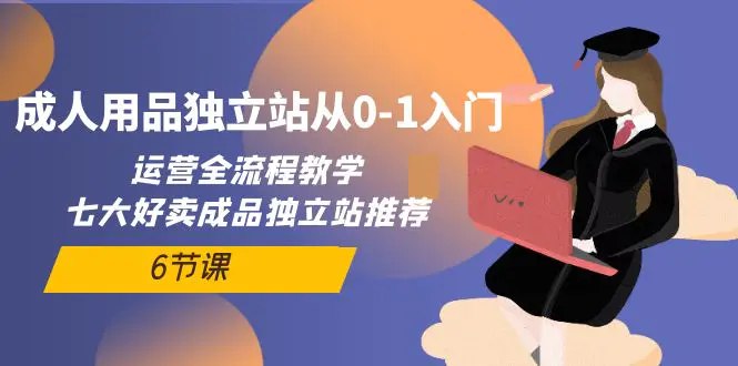 《成人用品独立站从0-1入门，成品独立站运营全流程教学》从建站到引流转化，手把手教你避开行业坑，掌握高利润独立站运营核心技巧，快速实现盈利