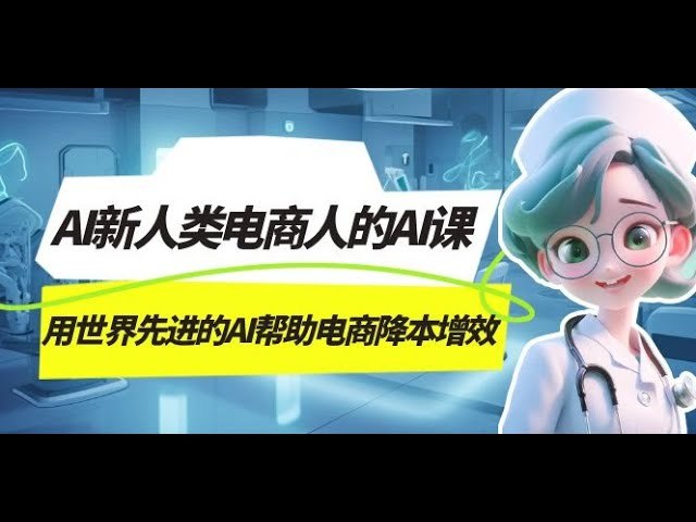 《AI新人类电商人的AI课用世界先进的AI帮助电商降本增效》课程分享全球前沿AI技术，帮助电商企业降低运营成本，提升转化效率，实战案例丰富易懂