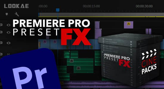 《PR预设-70个转场抖动发光闪烁变焦PR预设PresetFX》70款转场特效一键应用，抖动发光闪烁变焦效果丰富，轻松提升视频质感，兼容多版本PR操作流畅