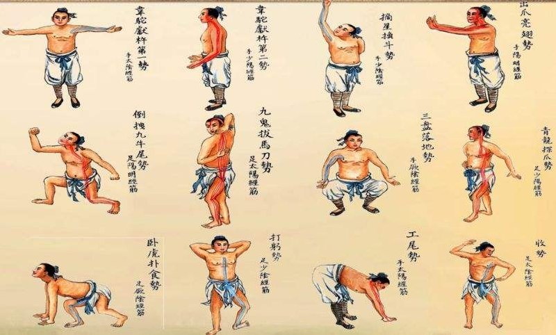 《易筋经》千年养生秘法，内外兼修，易筋洗髓，助你强身健体，焕发活力