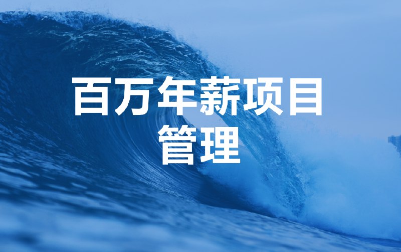 《开启百万年薪项目管理之路》从零到百万年薪的实战指南，系统提升项目管理核心技能，助力职业突破与高薪飞跃