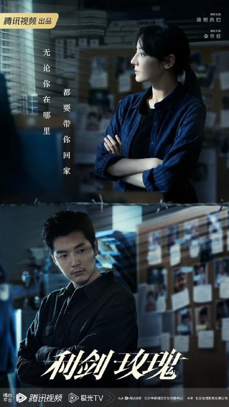 名称：利剑·玫瑰 利剑玫瑰(2025)【4K.60fps】【更26集】【悬疑/犯罪】【迪丽热巴/金世佳】描述：剧集讲述了林山市公安局打拐办主任邓妍(迪丽热巴 饰)与警员常锐(金世佳 饰)、副主任尹建生(尤勇智 饰)组成