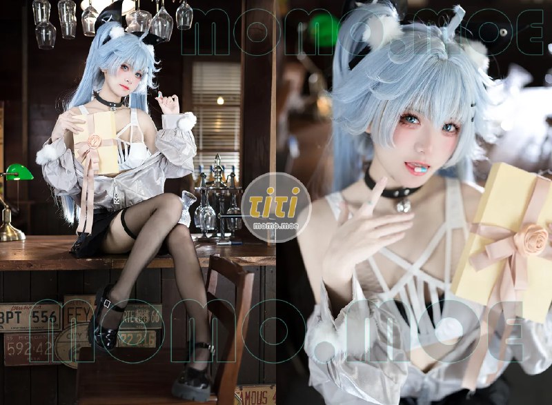 《写真九柒喵 – 芙洛伦 药心 少女前线》芙洛伦化身药剂师少女，温柔治愈笑容点亮战场，细节服饰与专属药瓶道具，完美融合战术与甜美风格