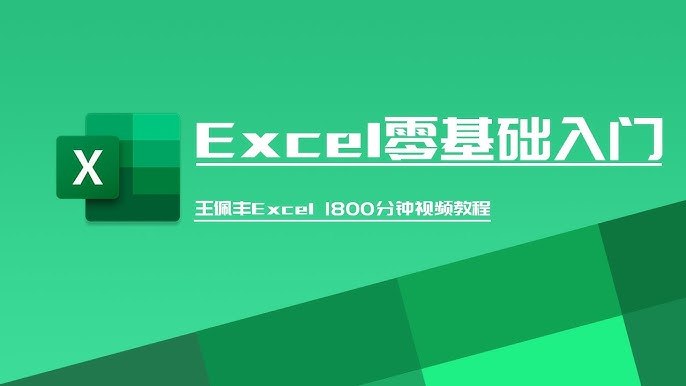 《Excel基础视频教程》轻松掌握Excel核心技巧，高效数据处理与分析，零基础快速上手，提升办公效率必备教程