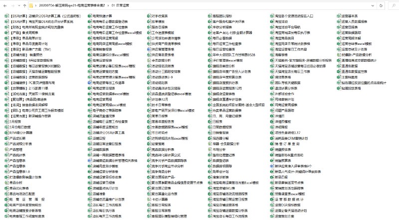 《电商运营表格合集按功能分类》按功能精细分类，涵盖运营全流程，提升团队协作效率，助力数据驱动决策️ #电商运营 #表格合集 #Excel #团队协作 2025-09-18 00:40:42🔗 