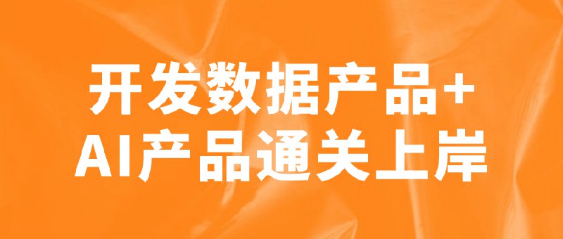 《开发数据产品+AI产品通关上岸》掌握数据与AI产品开发全流程，从需求分析到落地部署，实战案例丰富，助你快速提升竞争力，成为行业急需的复合型人才