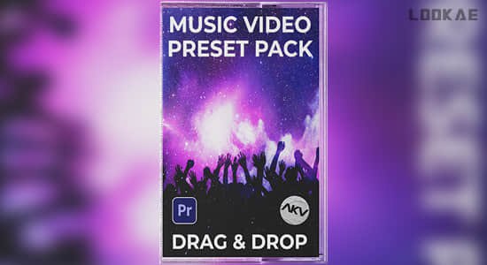 《PR预设-动感音乐视频转场和特效MusicVideoEssentialsPack》精选20种动感转场特效，含RGB分屏和故障效果，支持4K分辨率，一键拖拽即可快速打造专业级音乐视频️ #音乐视频模板  #PR转场预设  #AE模板  #视频剪辑素材  #影视后期 2025-09-05 03:44:23🔗 