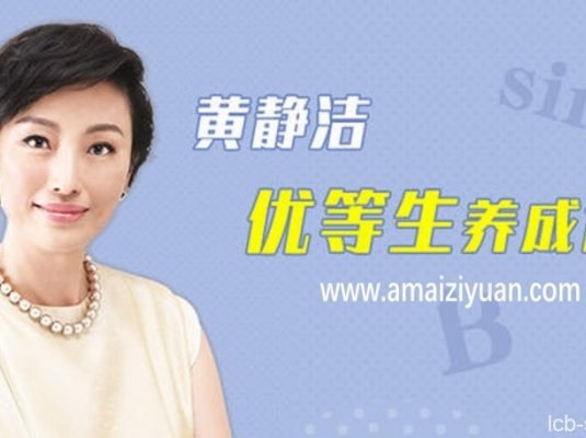 《黄静洁：优等生养成课》从学习习惯到心理培养，黄静洁分享实用方法，帮助孩子全面发展，成为真正优等生