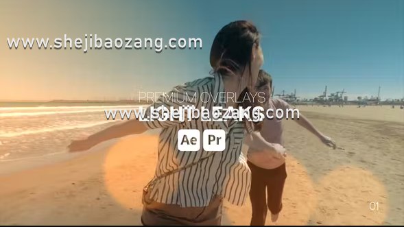 《AEPR模板镜头光晕炫光动画叠加特效 》镜头光晕炫光特效，提升视频质感，轻松打造电影级视觉效果，适用于多种场景叠加