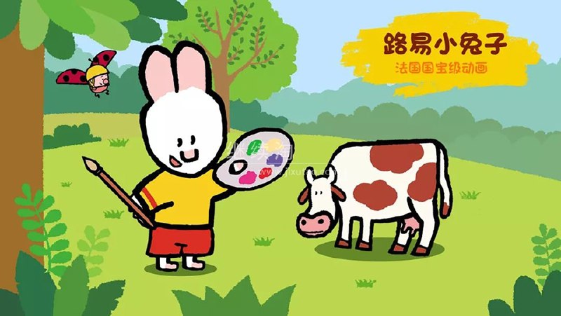 《法国国宝级简笔画启蒙动画路易小兔子》可爱路易小兔子用简笔画激发孩子创造力，轻松学艺术️ #儿童启蒙 #路易小兔子 #简笔画教学 #亲子动画 #艺术早教 2025-07-16 00:00:48🔗 
