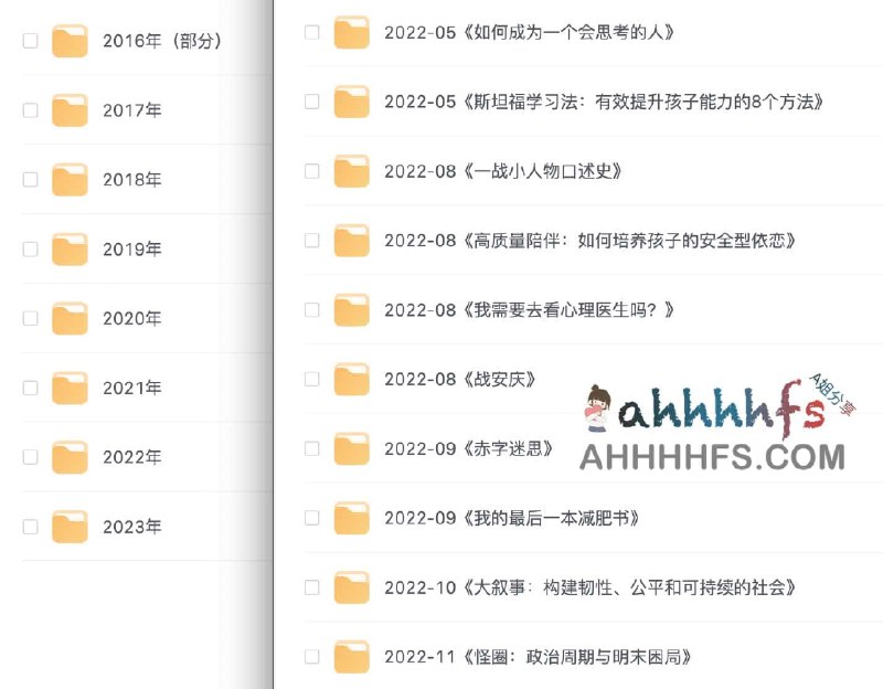 《2016-2023年精选优质书籍分享》精选七年高分好书，覆盖文学、社科、经管等领域，助你高效获取知识精华与思想启迪