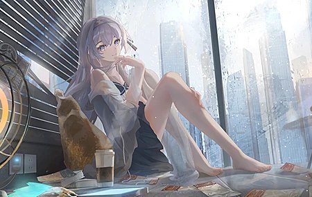 《简约系动漫少女电脑壁纸》纯净背景搭配灵动少女，简约设计带来清新视觉体验，让桌面焕发二次元活力️ #简约风 #动漫少女 #电脑壁纸 #二次元 #清新系 2025-07-08 03:53:25🔗 