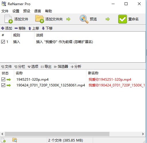 《ReNamer Pro批量重命名工具》高效批量重命名文件，支持多种规则和自定义脚本，操作简单快捷，提升文件管理效率