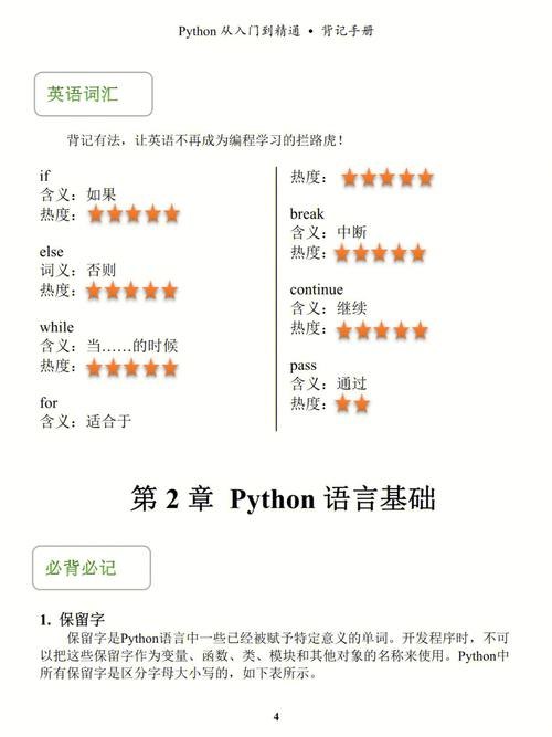 《Python零基础知识点背记手册》专为零基础设计，系统梳理Python核心知识点，快速掌握编程要领，高效实用