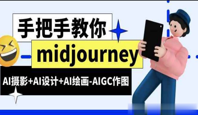 《midjourney新手入门基础，AI摄影+AI设计+AI绘画-AIGC作图》轻松掌握Midjourney基础，解锁AI摄影、设计与绘画的无限可能，快速生成惊艳作品️ #AI绘画 #Midjourney教程 #AIGC作图 #AI设计 #AI摄影 2025-07-20 22:47:32🔗 