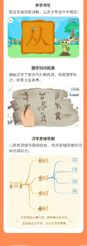 《常青藤爸爸字源识字 (卡片+思维导图) 》通过字源探索汉字奥秘，结合卡片与思维导图，让孩子轻松记忆字形与含义
