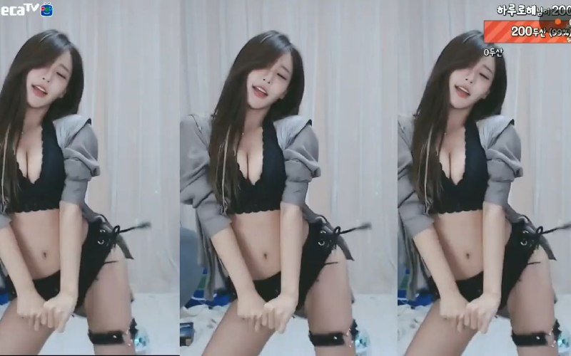 《太会扭了韩国主播BJ韩璐性感可爱》韩国主播BJ韩璐以性感可爱的舞姿俘获观众，扭动间尽显魅力，活力四射让人移不开眼
