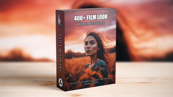 《UltimateCollection400CinematicLUTs》400款电影级LUTs一键提升画面质感，涵盖多种风格场景，轻松为视频注入专业影像氛围，创作效率倍增