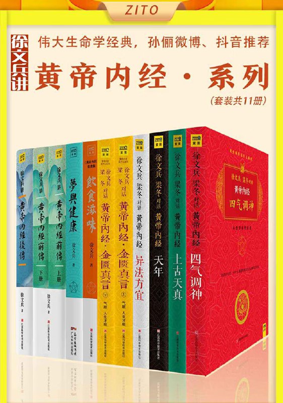 《徐文兵讲黄帝内经系列》徐文兵深入浅出解读《黄帝内经》，结合现代生活传授实用养生智慧，语言生动易懂，让中医经典贴近日常