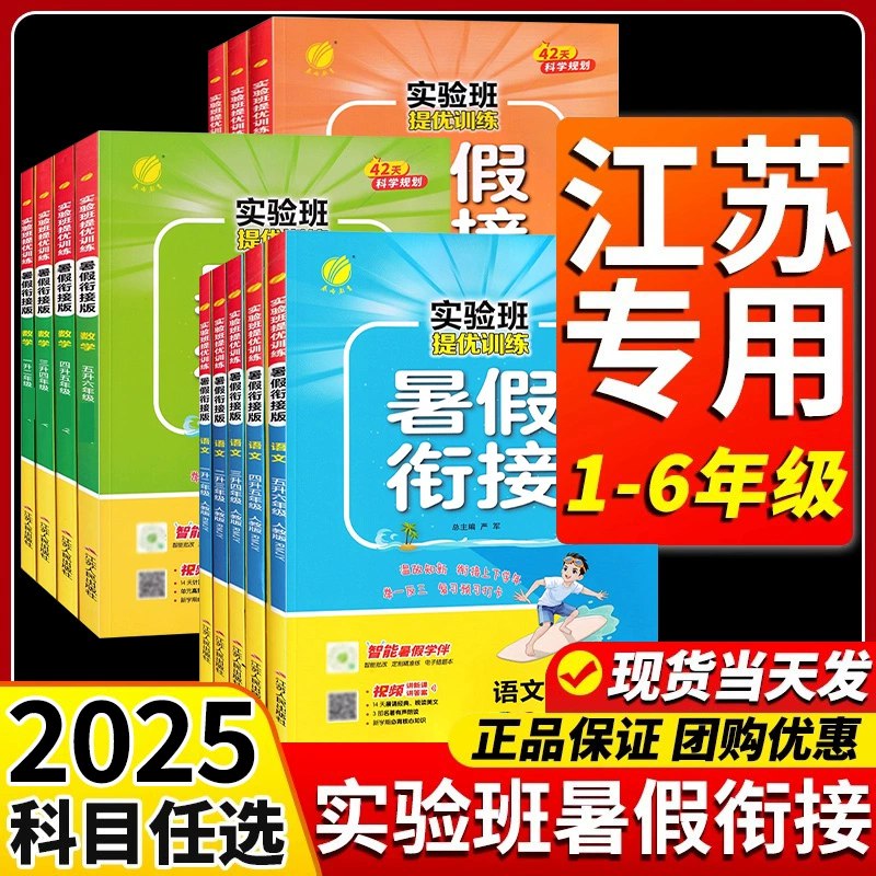 《2025小学暑假衔接课实验班提优训练》专为2025小学暑假设计，实验班提优训练，巩固基础提升能力，轻松衔接新学期