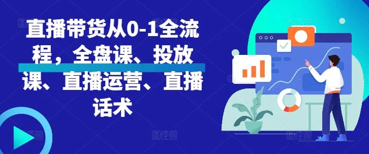 《直播带货从0-1全流程全盘课 》从零开始掌握直播带货全流程，快速提升销售转化率，助你成为带货达人️ #直播带货 #从0-1全流程全盘课 #电商培训 2025-07-11 04:24:24🔗 